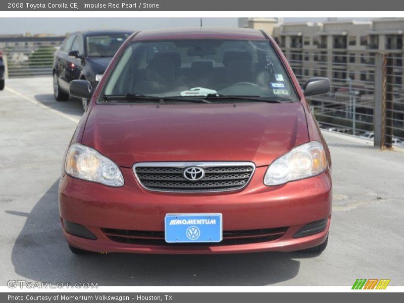 Impulse Red Pearl / Stone 2008 Toyota Corolla CE