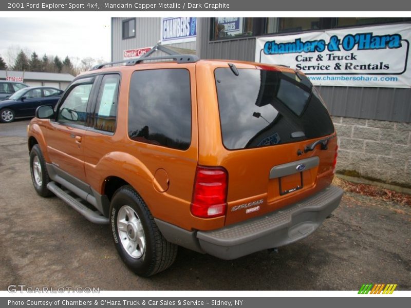 Mandarin Copper Metallic / Dark Graphite 2001 Ford Explorer Sport 4x4