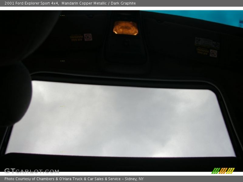 Mandarin Copper Metallic / Dark Graphite 2001 Ford Explorer Sport 4x4