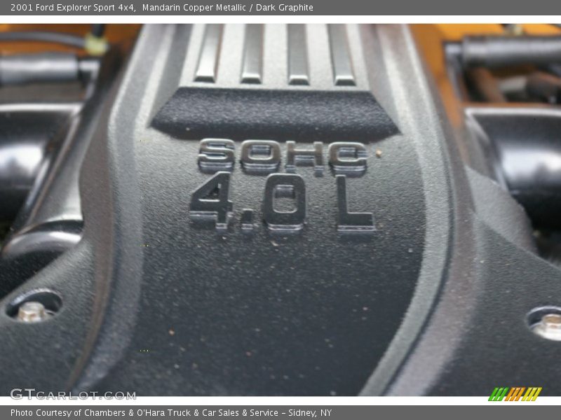  2001 Explorer Sport 4x4 Engine - 4.0 Liter SOHC 12-Valve V6