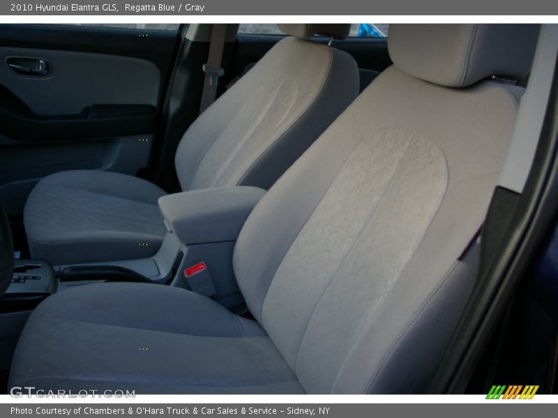 Regatta Blue / Gray 2010 Hyundai Elantra GLS