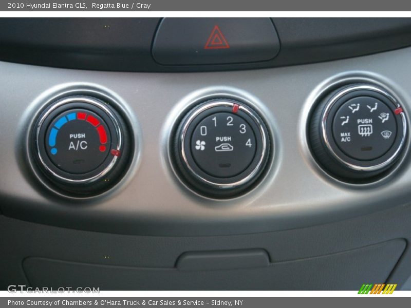 Regatta Blue / Gray 2010 Hyundai Elantra GLS