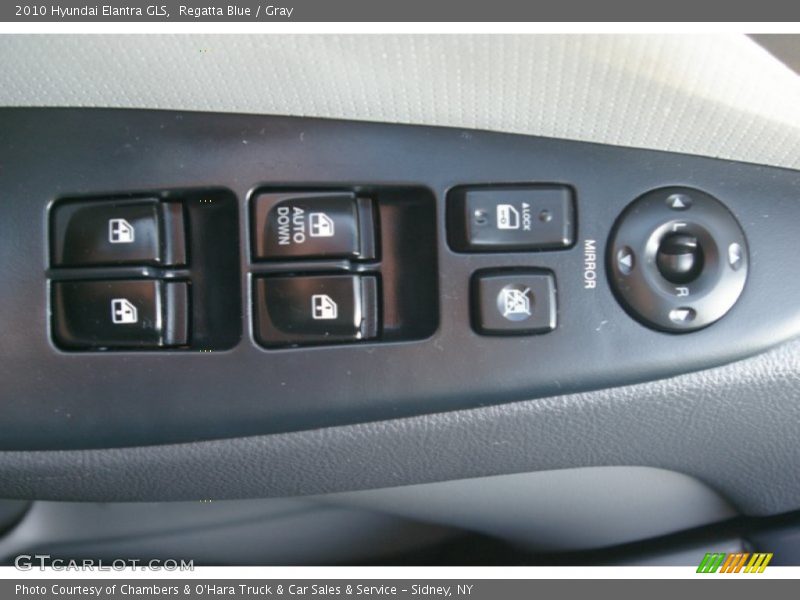 Regatta Blue / Gray 2010 Hyundai Elantra GLS