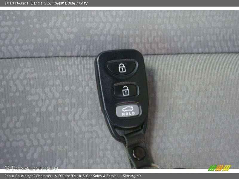 Regatta Blue / Gray 2010 Hyundai Elantra GLS