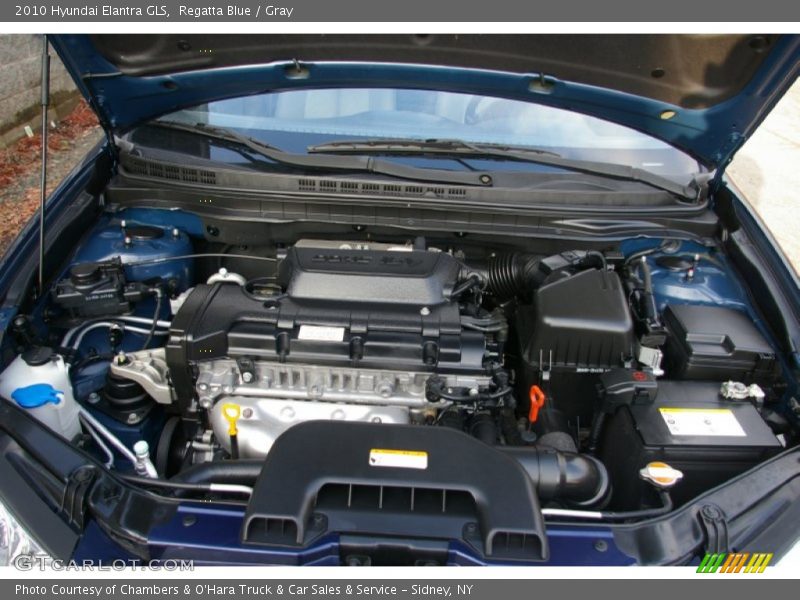 Regatta Blue / Gray 2010 Hyundai Elantra GLS
