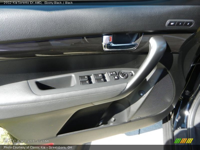 Ebony Black / Black 2012 Kia Sorento EX AWD