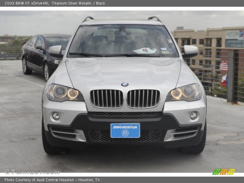 Titanium Silver Metallic / Black 2009 BMW X5 xDrive48i