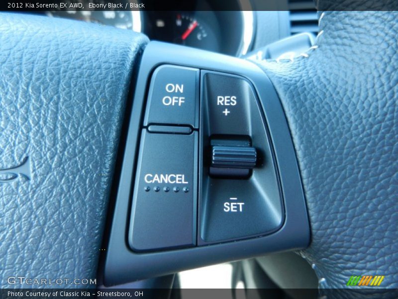 Ebony Black / Black 2012 Kia Sorento EX AWD
