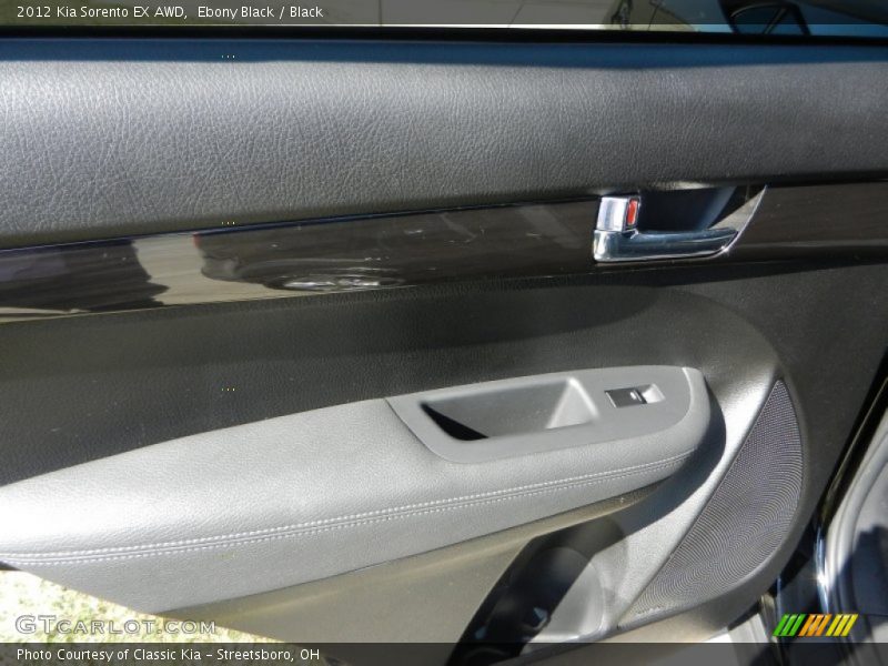 Ebony Black / Black 2012 Kia Sorento EX AWD