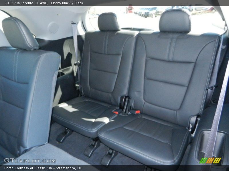 Ebony Black / Black 2012 Kia Sorento EX AWD