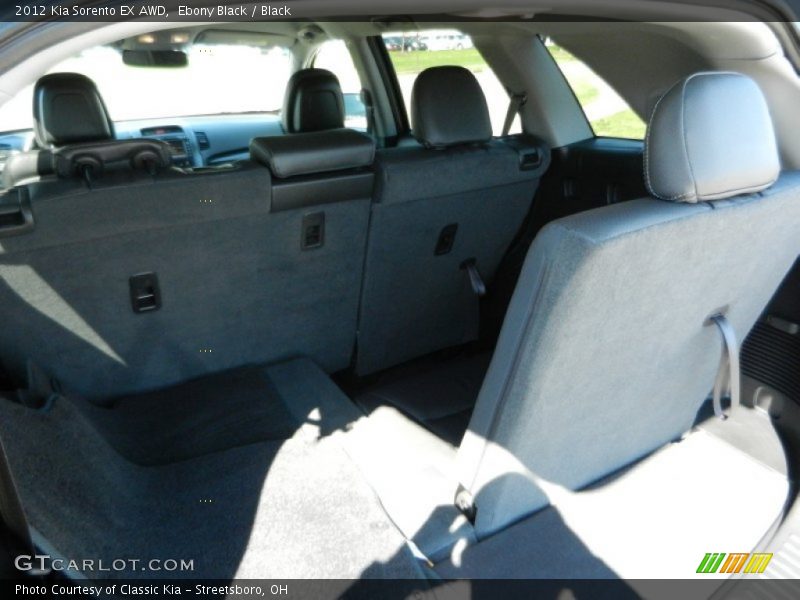 Ebony Black / Black 2012 Kia Sorento EX AWD