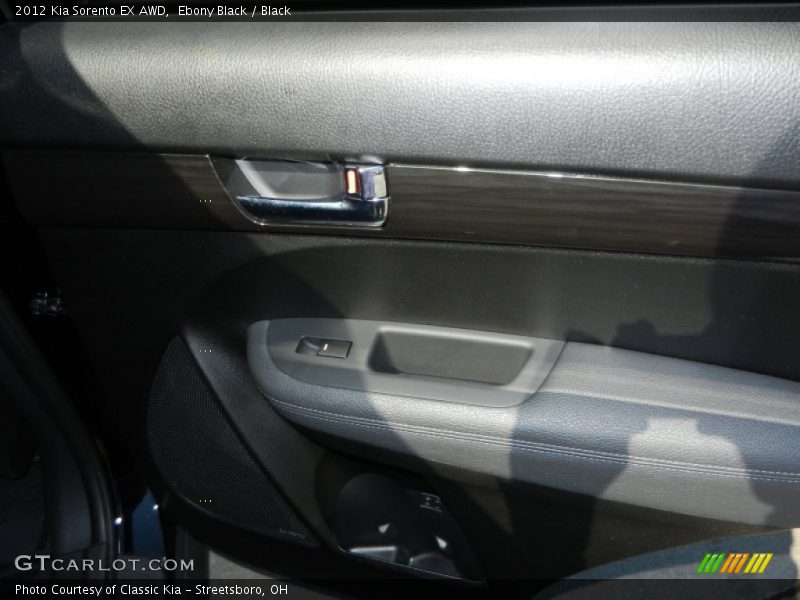 Ebony Black / Black 2012 Kia Sorento EX AWD