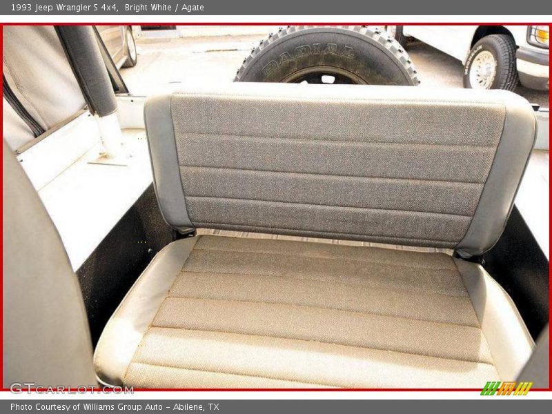 Bright White / Agate 1993 Jeep Wrangler S 4x4