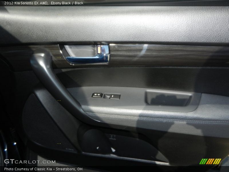 Ebony Black / Black 2012 Kia Sorento EX AWD
