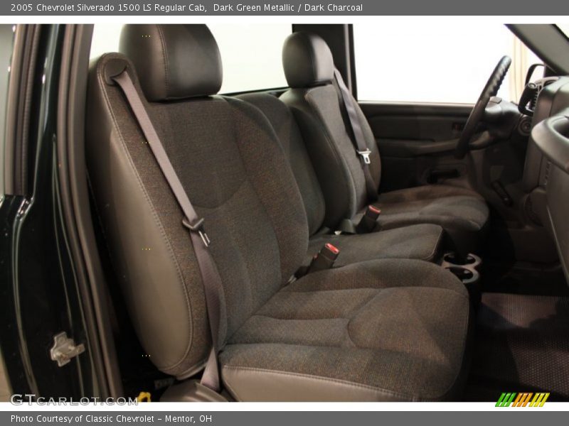 Dark Green Metallic / Dark Charcoal 2005 Chevrolet Silverado 1500 LS Regular Cab