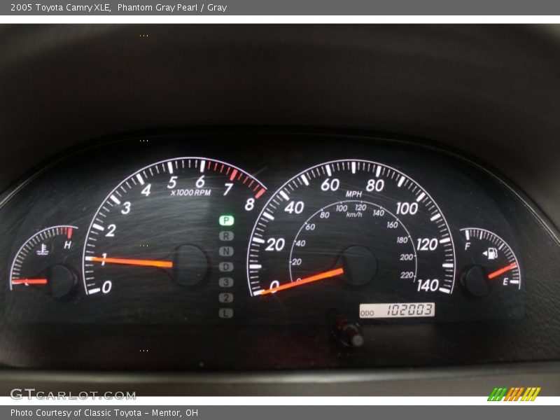  2005 Camry XLE XLE Gauges
