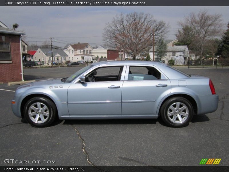 Butane Blue Pearlcoat / Dark Slate Gray/Light Graystone 2006 Chrysler 300 Touring