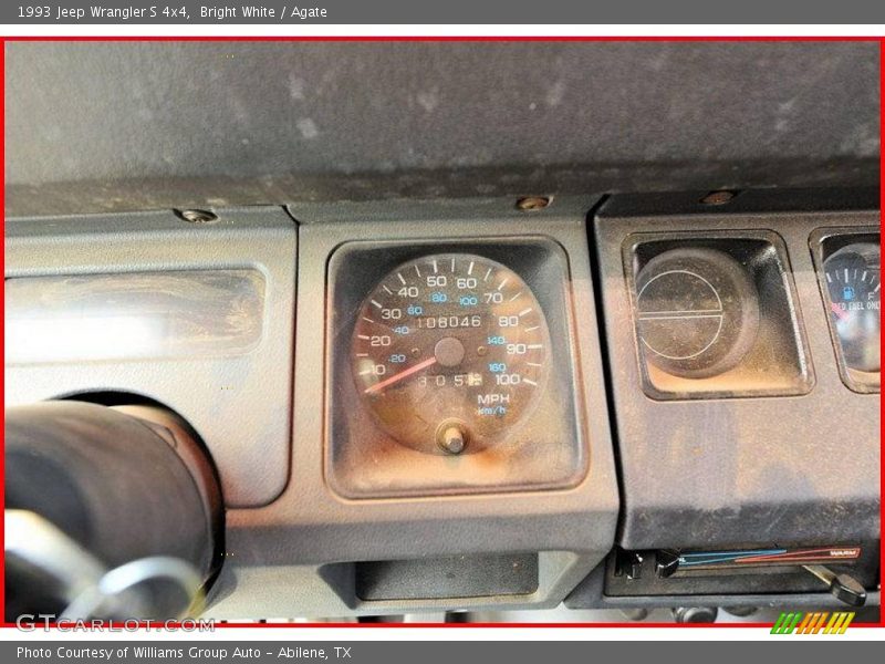 Bright White / Agate 1993 Jeep Wrangler S 4x4