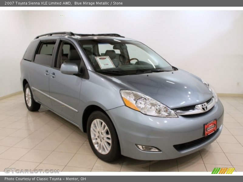 Blue Mirage Metallic / Stone 2007 Toyota Sienna XLE Limited AWD