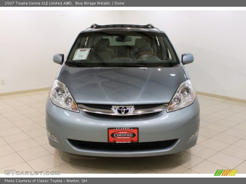 Blue Mirage Metallic / Stone 2007 Toyota Sienna XLE Limited AWD