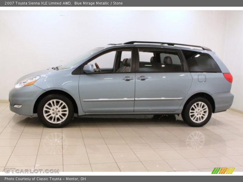  2007 Sienna XLE Limited AWD Blue Mirage Metallic