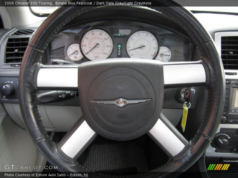 Butane Blue Pearlcoat / Dark Slate Gray/Light Graystone 2006 Chrysler 300 Touring