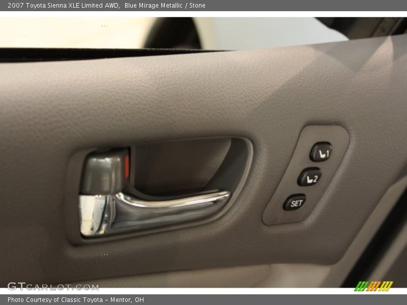 Blue Mirage Metallic / Stone 2007 Toyota Sienna XLE Limited AWD