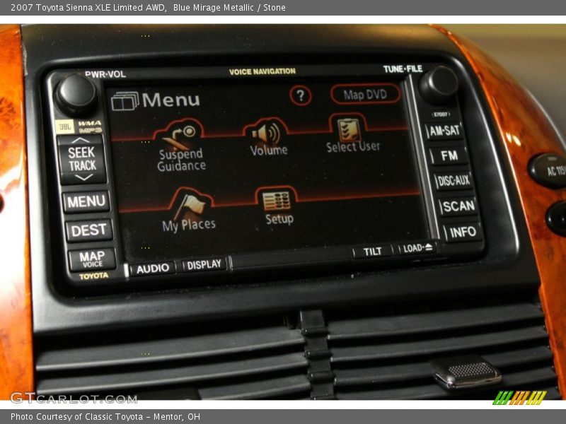 Blue Mirage Metallic / Stone 2007 Toyota Sienna XLE Limited AWD