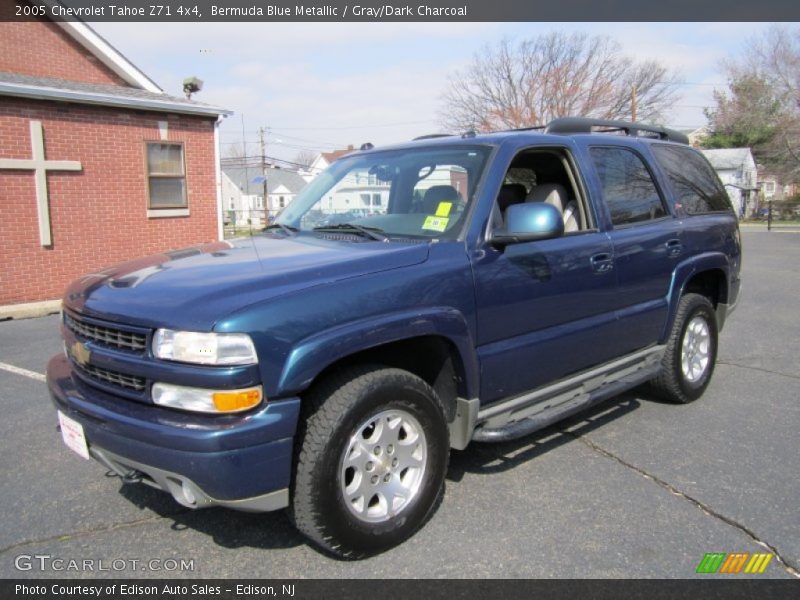 Bermuda Blue Metallic / Gray/Dark Charcoal 2005 Chevrolet Tahoe Z71 4x4