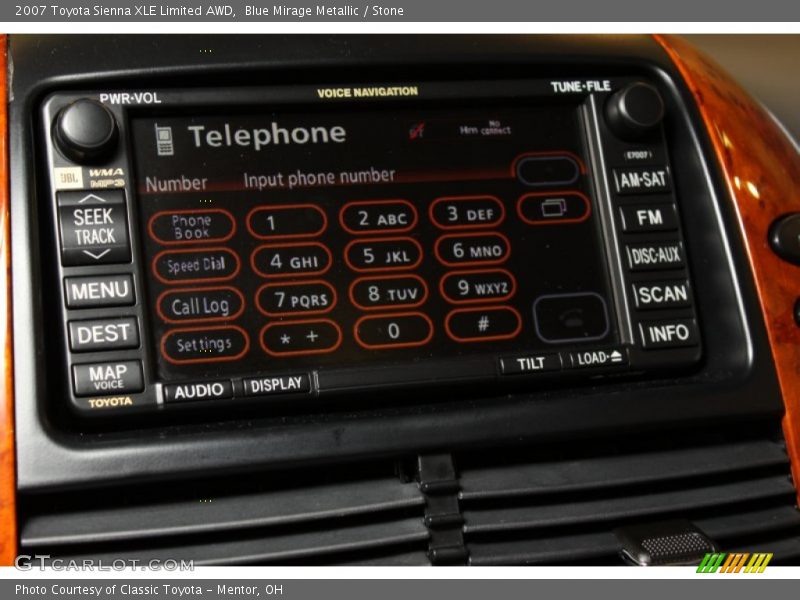 Blue Mirage Metallic / Stone 2007 Toyota Sienna XLE Limited AWD