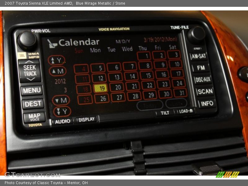 Blue Mirage Metallic / Stone 2007 Toyota Sienna XLE Limited AWD