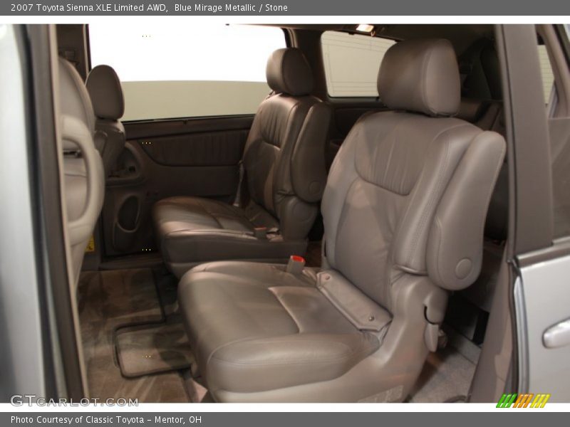 Rear Seat of 2007 Sienna XLE Limited AWD