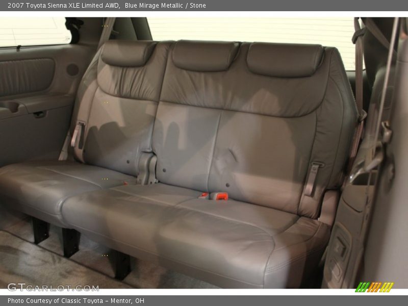 Rear Seat of 2007 Sienna XLE Limited AWD