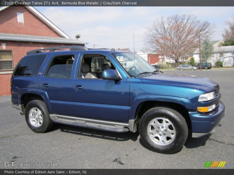 Bermuda Blue Metallic / Gray/Dark Charcoal 2005 Chevrolet Tahoe Z71 4x4