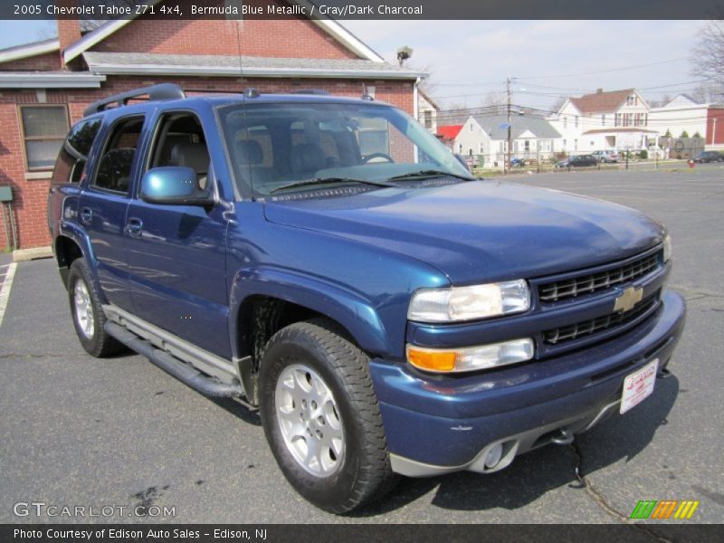 Bermuda Blue Metallic / Gray/Dark Charcoal 2005 Chevrolet Tahoe Z71 4x4
