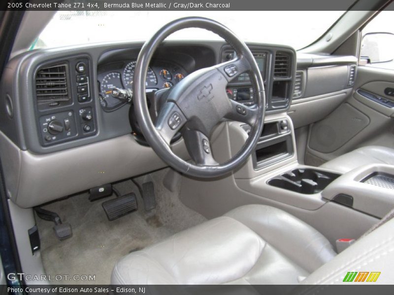 Bermuda Blue Metallic / Gray/Dark Charcoal 2005 Chevrolet Tahoe Z71 4x4