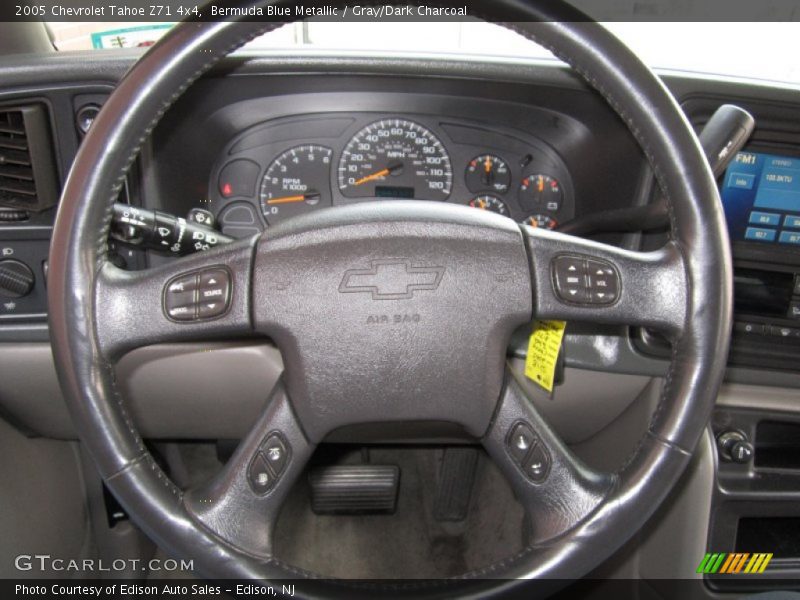 Bermuda Blue Metallic / Gray/Dark Charcoal 2005 Chevrolet Tahoe Z71 4x4