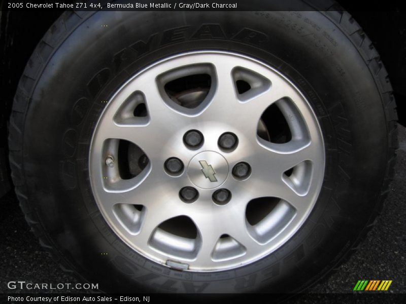 Bermuda Blue Metallic / Gray/Dark Charcoal 2005 Chevrolet Tahoe Z71 4x4
