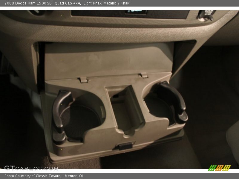 Light Khaki Metallic / Khaki 2008 Dodge Ram 1500 SLT Quad Cab 4x4