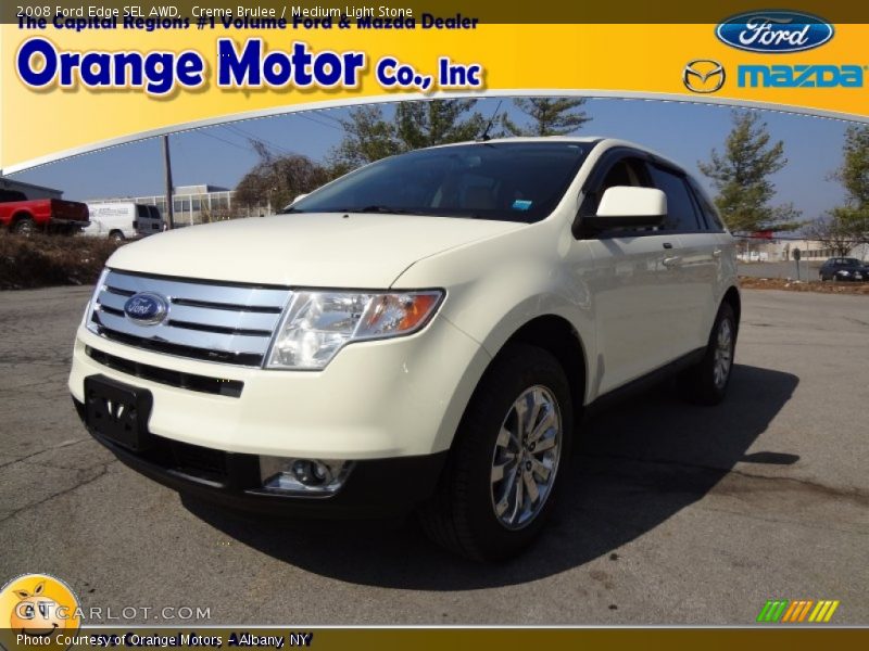 Creme Brulee / Medium Light Stone 2008 Ford Edge SEL AWD