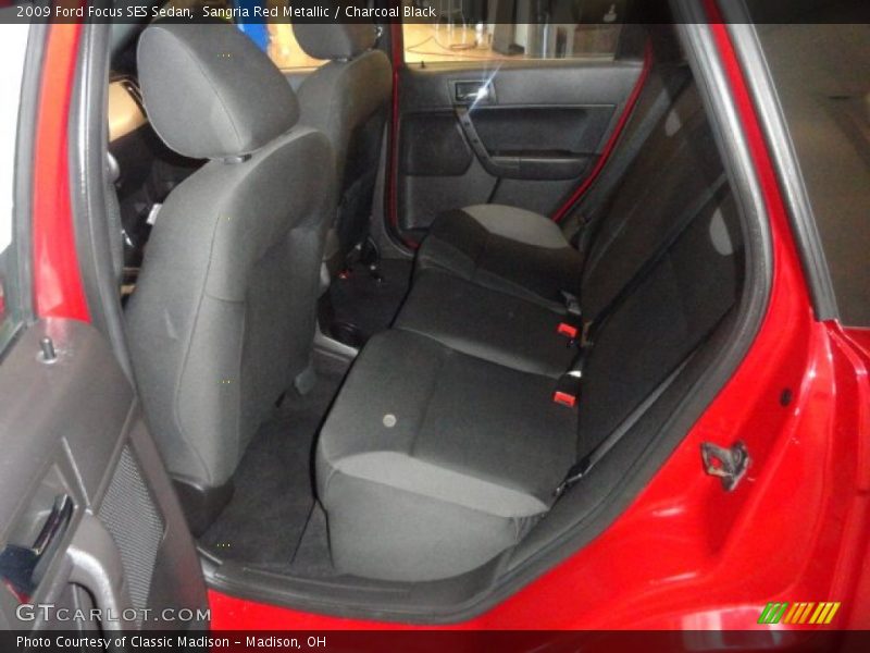 Sangria Red Metallic / Charcoal Black 2009 Ford Focus SES Sedan