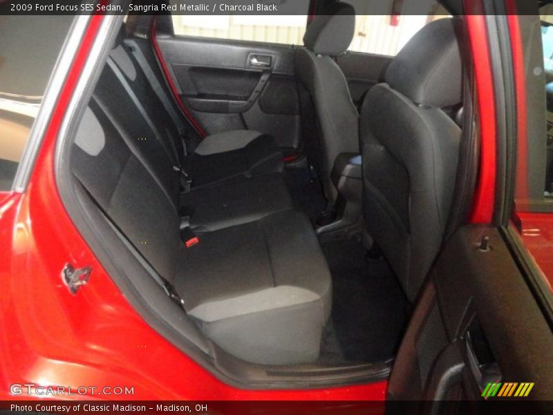 Sangria Red Metallic / Charcoal Black 2009 Ford Focus SES Sedan