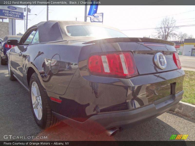 Black / Charcoal Black 2012 Ford Mustang V6 Premium Convertible