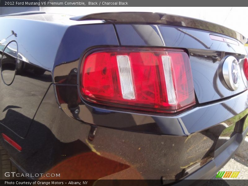 Black / Charcoal Black 2012 Ford Mustang V6 Premium Convertible