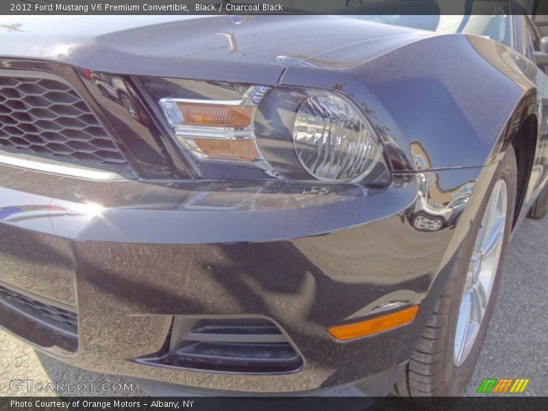 Black / Charcoal Black 2012 Ford Mustang V6 Premium Convertible