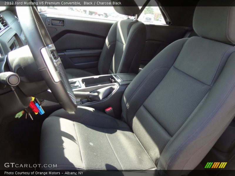 Black / Charcoal Black 2012 Ford Mustang V6 Premium Convertible