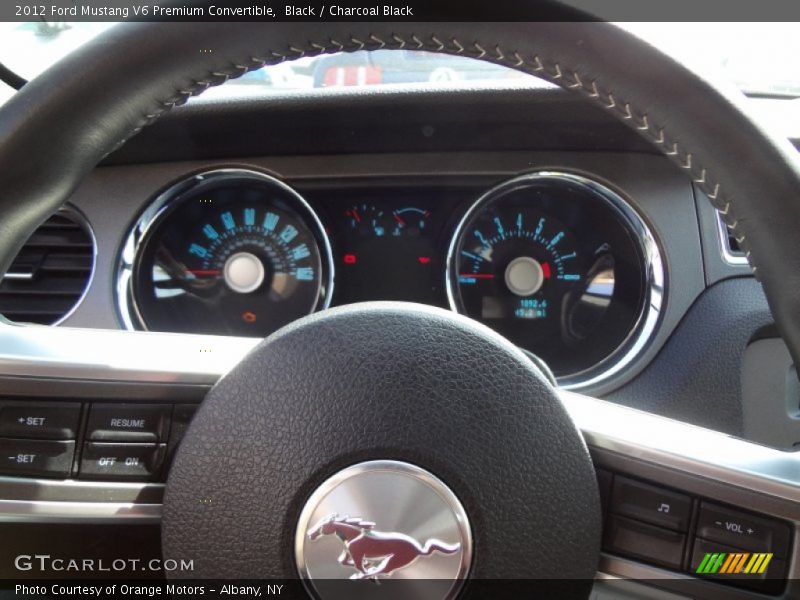 Black / Charcoal Black 2012 Ford Mustang V6 Premium Convertible