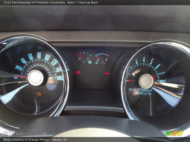 Black / Charcoal Black 2012 Ford Mustang V6 Premium Convertible