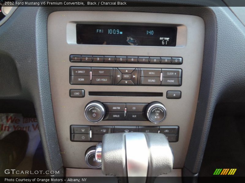 Black / Charcoal Black 2012 Ford Mustang V6 Premium Convertible