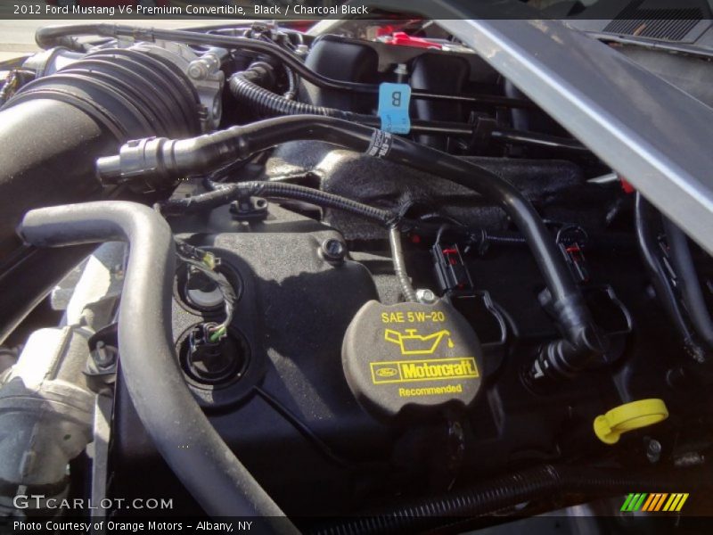 Black / Charcoal Black 2012 Ford Mustang V6 Premium Convertible